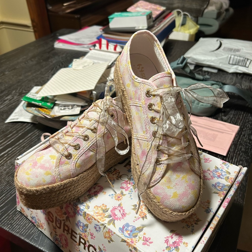 LoveShackFancy X Superga Sneakers